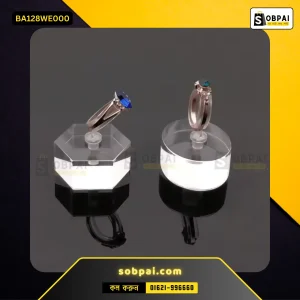 Acrylic Ring Display Stand for Jewelry (White)