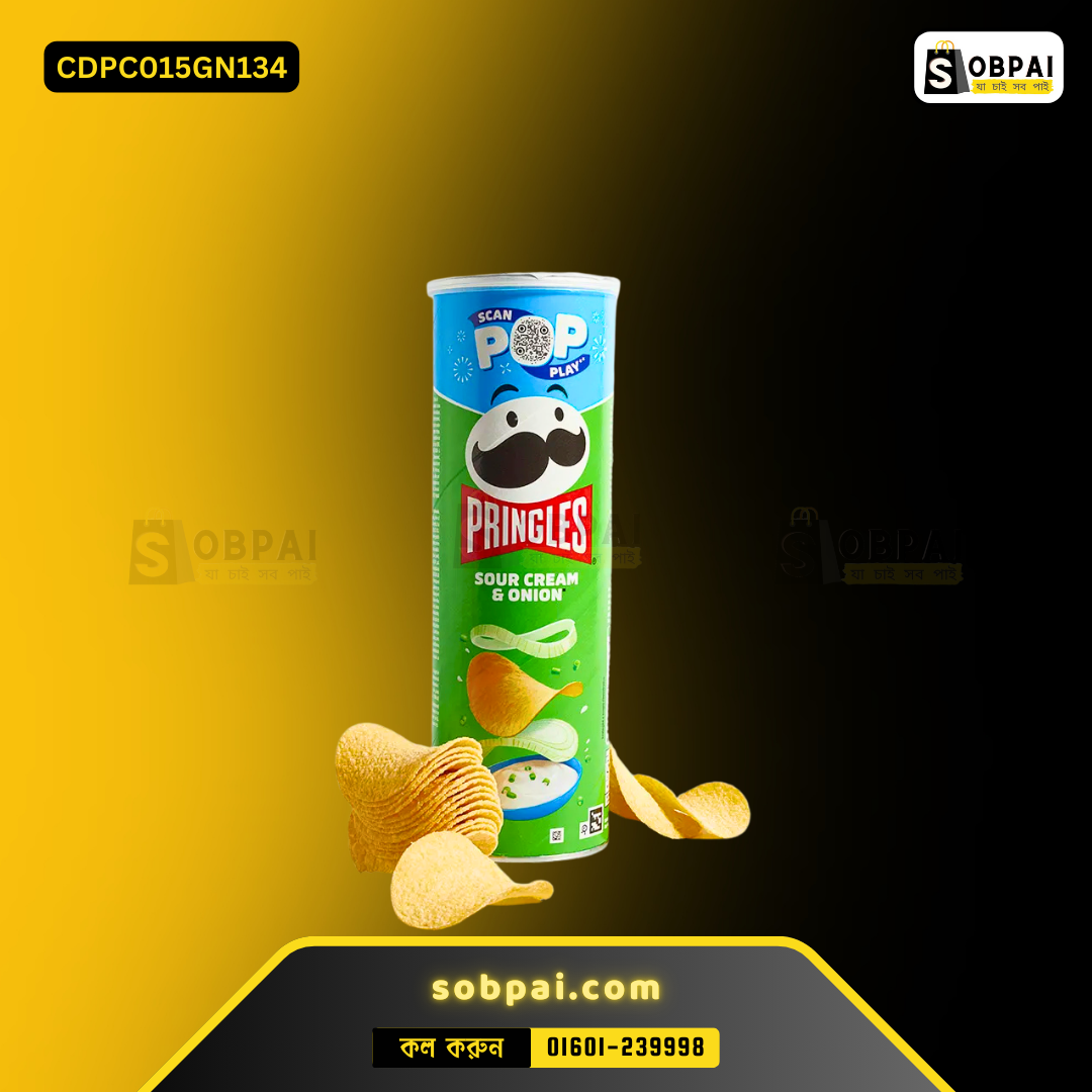 Pringles Sour Cream & Onion Potato Chips - Image 2
