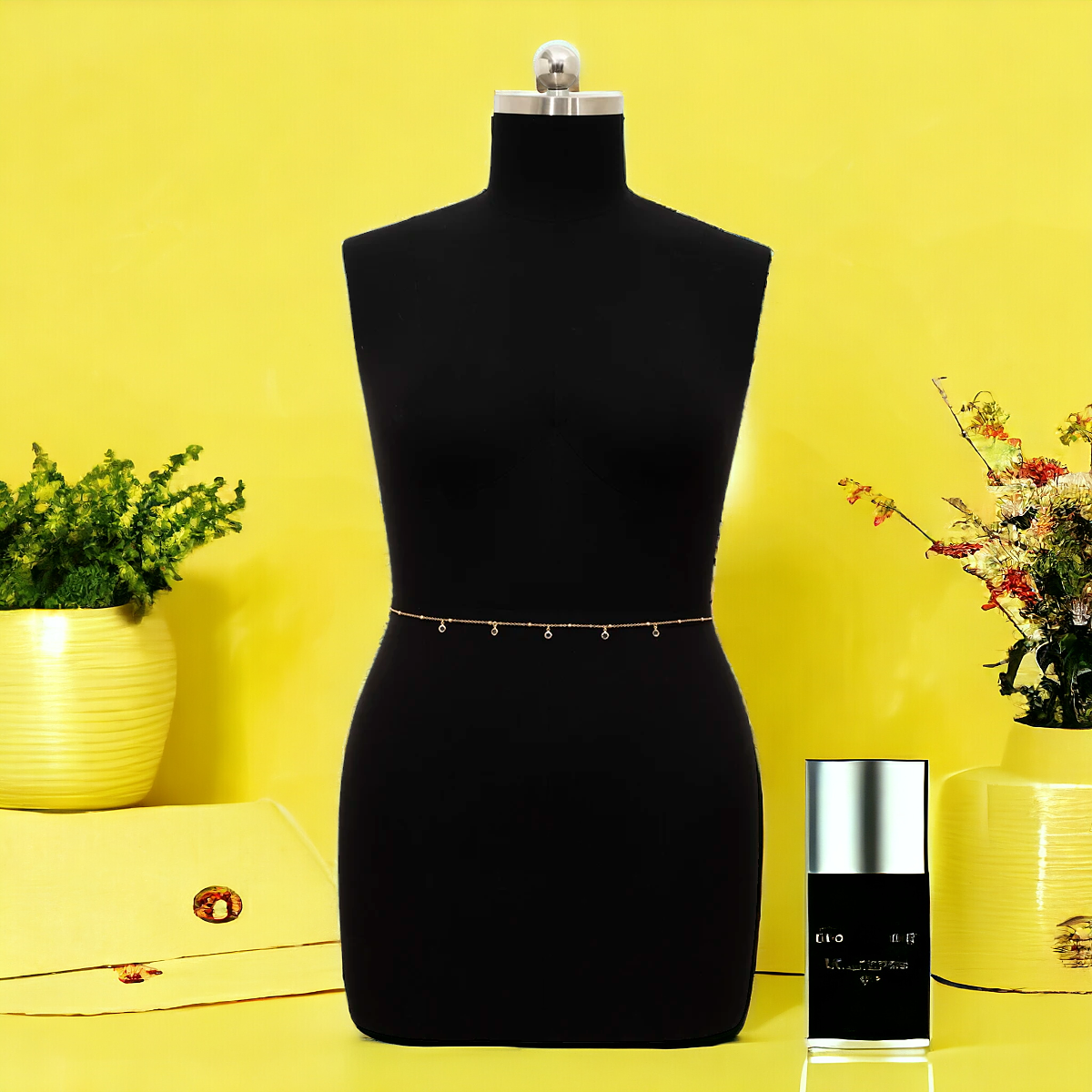 SobPai Sexy Crystal Glass Belly Belt Waist Chain for Women - Summer Beach Bikinis Festival Accessories, Elegant Body Chain Jewelry, Traditional African Waist Beads