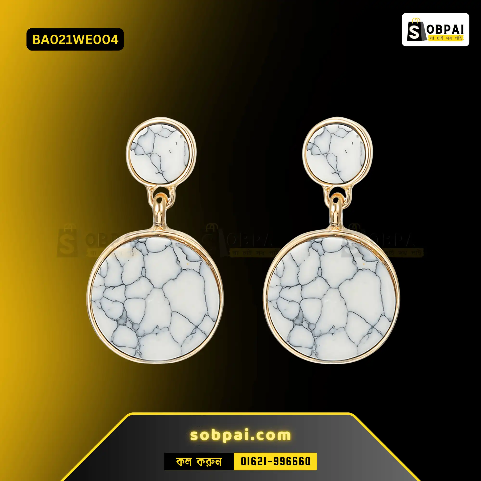 Elegant Korean White Dangle Earrings for Women - Image 4