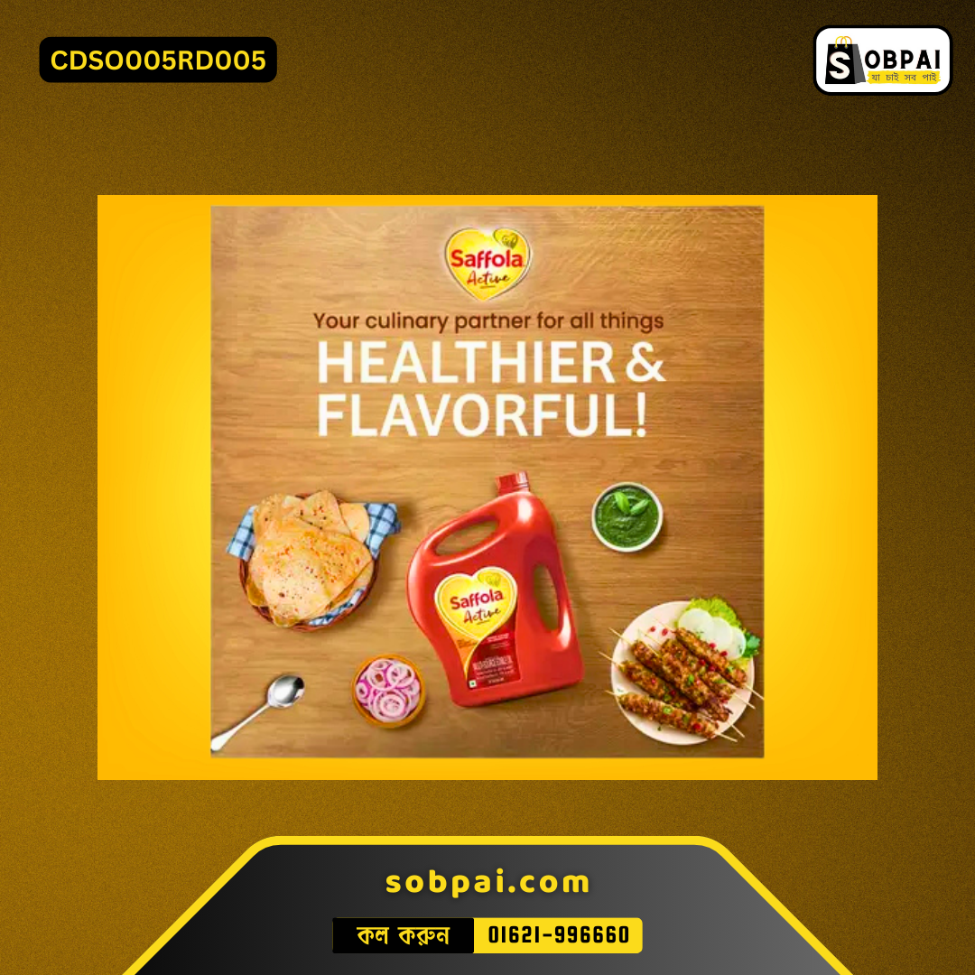 Saffola Active Plus Edible Oil - Image 2