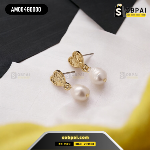 Timeless 925 Silver Antique Freshwater Pearl Heart Earrings by SobPai - Elegant Vintage Jewelry for Every Occasion