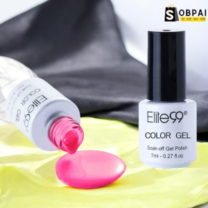SobPai Elite99 Soak Off Color Gel Nail Polish Lacquer Manicure 7ml - Bright Pink