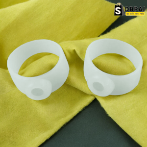 SobPai 1Set Magneet Verlies Gewicht Slank Verlies Teen Ring Sticker Siliconen Voetmassage Voeten Verlies Gewicht Verminderen Brandende Vet Voeten Zorg C418