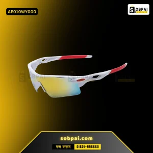 Stylish Sports Cycling Sunglasses for All (White Yellow)