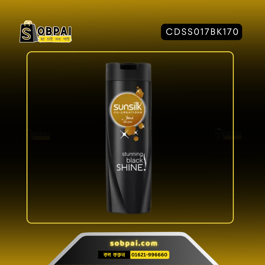 Sunsilk Shampoo Stunning Black Shine 170ml