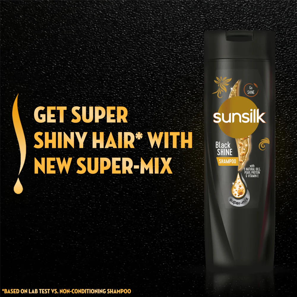 Sunsilk Shampoo Stunning Black Shine 170ml - Image 2