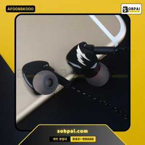 VPB V11 Wired Sport Earphone with Mic - Black