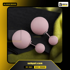 Elegant Double-Sided Pearl Earrings - Cherub