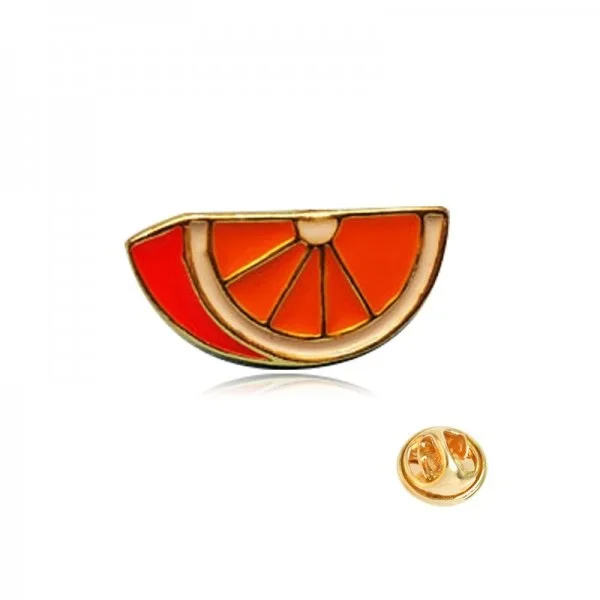SobPai Cute Enamel Fruit Brooch Collection - Strawberry, Orange, Pineapple, Watermelon, Kiwifruit Lapel Pins for Hat, Bag, Clothing - Fashion Jewelry Gift - Image 3