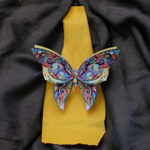 RINHOO Fashion Handmade Colorful Butterfly Couple Birds Dragonfly Crystal Rhinestone Brooch Pin for Women Lady Costume Jewelry - Elegant and Versatile Accessory for All Occasions