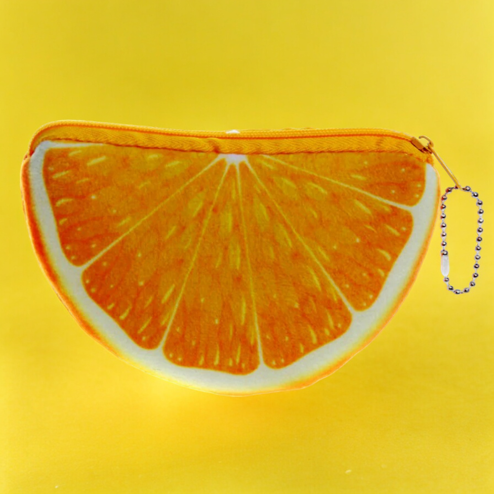 120PCS / LOT SobPai Fruits Coin Bag Semicircle Coin Key Wallets - Portable Plush Cotton Purses for Women with Printing Designs - Multi-functional Mini Coin Bags in Various Colors"