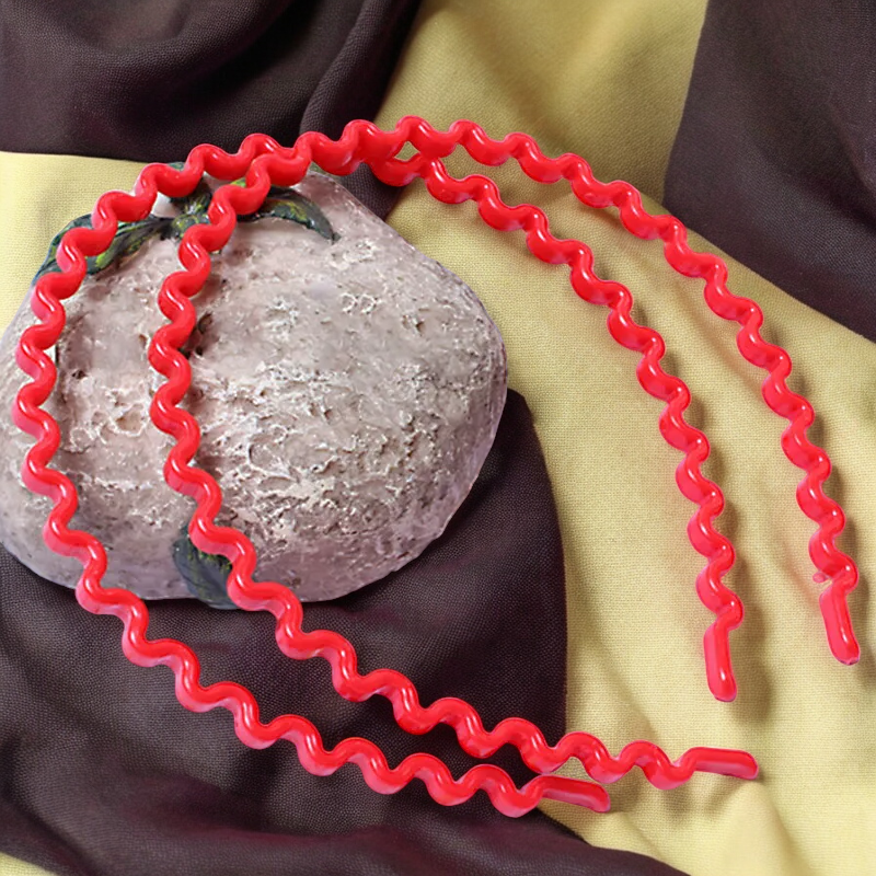 1PC Girl Head Hoop Candy Colored Plastic Wave Shape Hairbands for Children, Ladies, and Women | Stylish Hair Accessories by SobPai