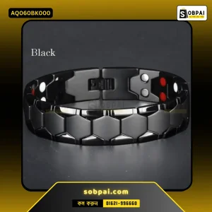 Titanium Steel Energy Health Bracelet ( Black)