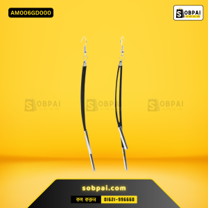 Elegant Velvet Tassel Dangle Earrings - Gold