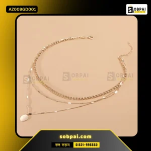 Elegant Multi-Layer Gold Pendant Necklace