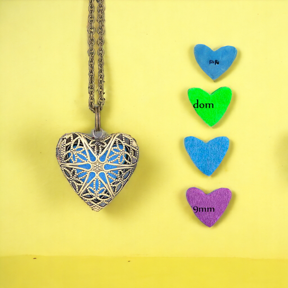 Vintage Yoga Pattern Carved Aromatherapy Essential Oil Diffuser Lockets Pendant Necklace for Sweater Necklace Christmas Gift - SobPai