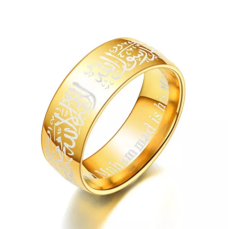 SobPai Stainless Steel Religious Unisex Ring Size 10 Silver - Perfect Birthday Gift, Elegant and Durable - 1 Piece - Image 3